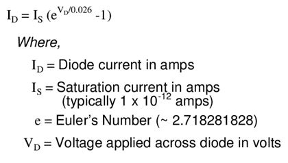 diode formula
