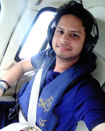 shivam agarwal in helicopter